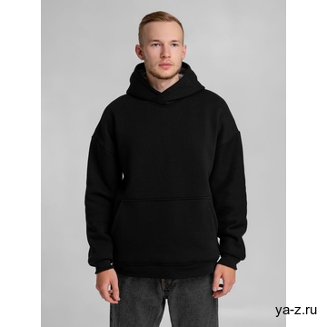 Худи Furry Oversize, черное, размер ХL/XXL