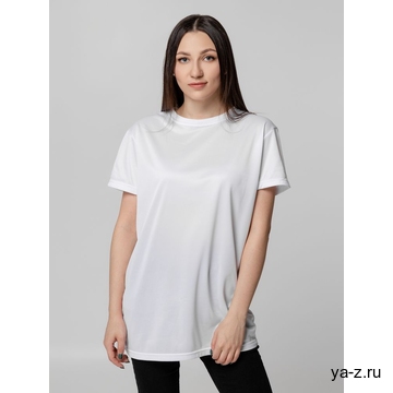 Футболка унисекс для сублимации Paint Tee, белая, размер 46