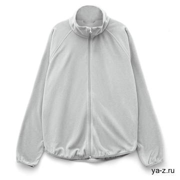 Куртка флисовая унисекс Fliska, светло-серая, размер XL/XXL
