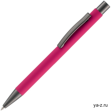 Ручка шариковая Atento Soft Touch, розовая