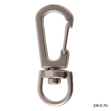 Застежка-карабин Snap Hook, S, серебристая