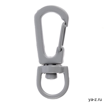 Застежка-карабин Snap Hook, S, серая