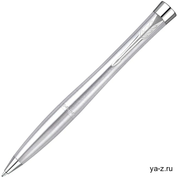 Ручка шариковая Parker Urban Twist Metro Metallic CT, серебристая
