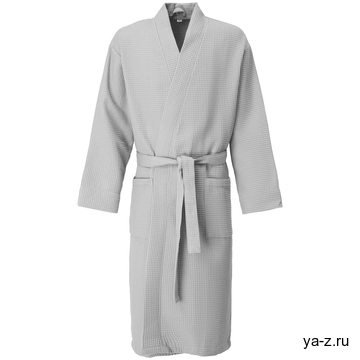 Халат вафельный Kimono, светло-серый, размер M/L