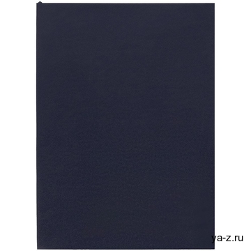 Ежедневник Flat Light, недатированный, иссиня-черный