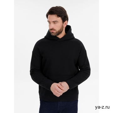 Худи оверсайз унисекс Snuggie, черное, размер XS/S