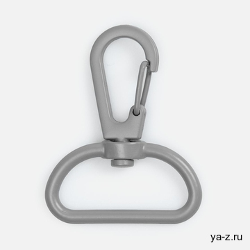 Застежка-карабин Snap Hook, L, серая
