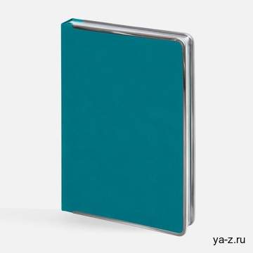 Ежедневник Metal Frame на заказ, датированный, бирюзовый