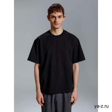 Футболка оверсайз Kangas, черная, XL/XXL