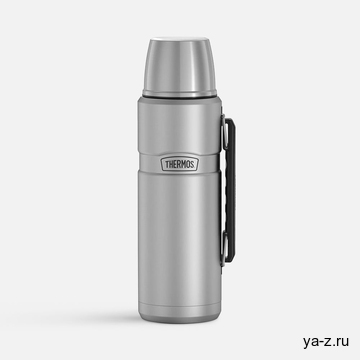 Термос King 1200, серебристый (стальной)