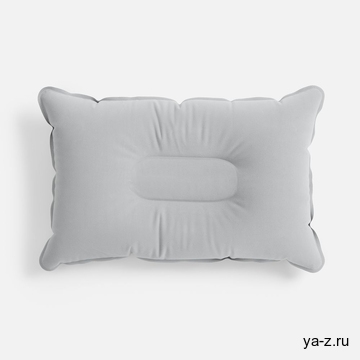 Надувная подушка Pillowish, серая