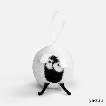 Вязаный шарик Sheeply, белый