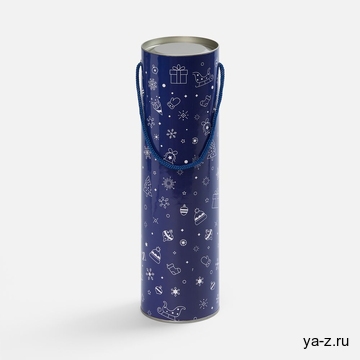Тубус для бутылки Snowlace, синий