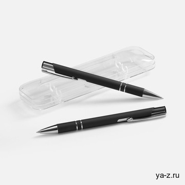 Набор из 2 ручек Keskus Soft Touch, черный