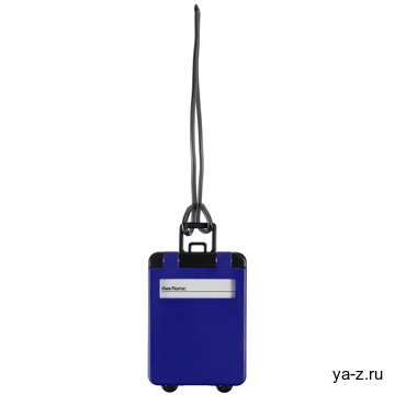Бирка для багажа Trolley, синяя