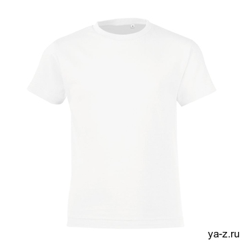 Футболка детская Regent Fit Kids, белая, на рост 96-104 см (4 года)