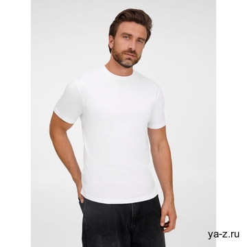 Футболка унисекс T-Bolka 180, белая, размер XS