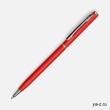 Ручка шариковая Hotel Chrome, ver.2, матовая красная