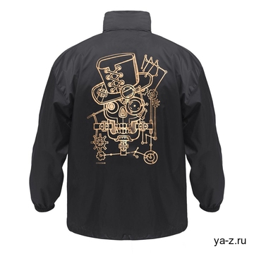 Ветровка John Steampunk, черная, размер S