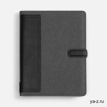Ежедневник-органайзер Twill, недатированный, черный
