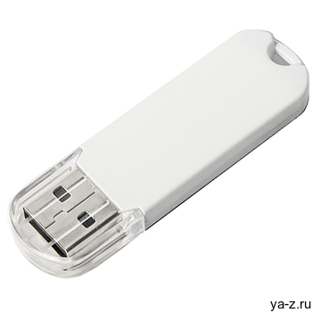 USB flash-карта UNIVERSAL (8Гб), белая, 5,8х1,7х0,6 см, пластик