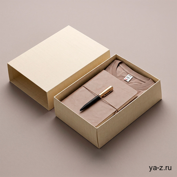 Набор подарочный Welcome Box: футболка LIBRA размер M/L, ежедневник, ручка в коробке