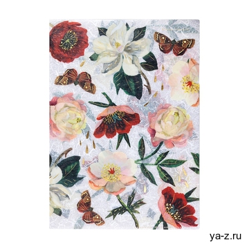 ПАПКА УГОЛОК С ОДНИМ ОТДЕЛЕНИЕМ,  "FLORA.ПИОНЫ", А4 многоцветный