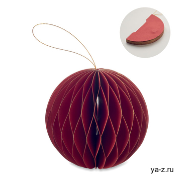 Foldable XMAS bauble hanger красный