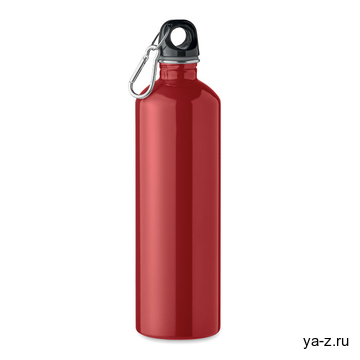 Single wall bottle 750ml красный