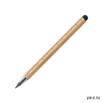 Вечный карандаш из бамбука с линейкой и стилусом «Sicily Bamboo»