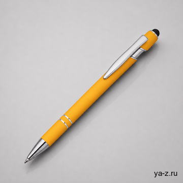 Ручка-стилус металлическая шариковая «Sway» soft-touch