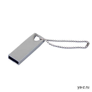 USB 2.0-флешка на 32 Гб с мини чипом и отверстием для цепочки