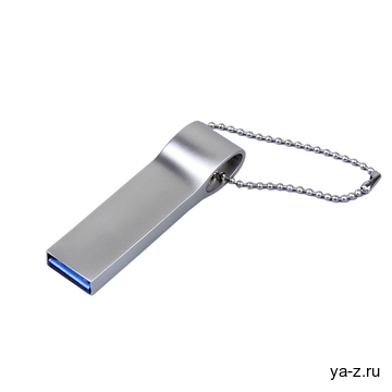 USB 2.0-флешка на 8 Гб с мини чипом и боковым отверстием для цепочки