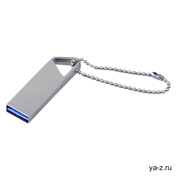 USB 2.0-флешка на 64 Гб с мини чипом и отверстием для цепочки