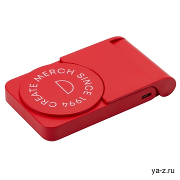 Магнитный внешний аккумулятор «MagnIQ», 5000 mAh с тампопечатью