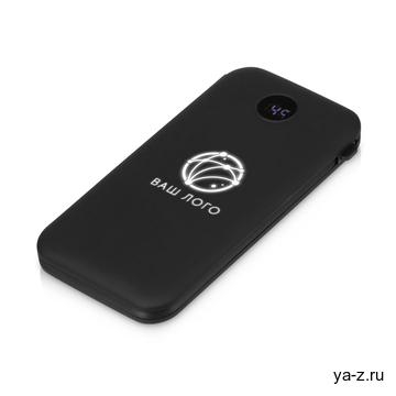 Внешний беспроводной аккумулятор с подсветкой лого «Astro», soft-touch, 10000 mAh