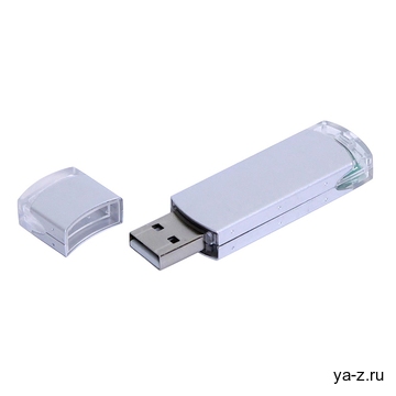 USB 2.0- флешка промо на 64 Гб прямоугольной классической формы