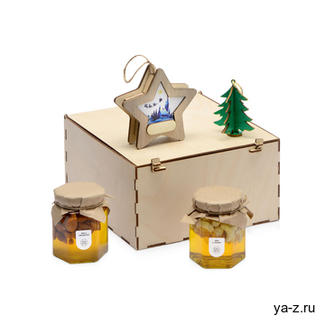 Подарочный набор «Decoration Deluxe» с двумя видами меда
