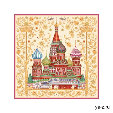 Платок «Собор Василия Блаженного»