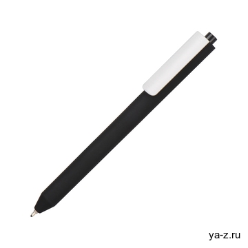 Ручка пластиковая шариковая Pigra P03 «софт-тач»