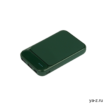 Внешний аккумулятор с подсветкой Старлайт PB (Starlight PB) 5000 mAh, зеленый