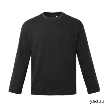 Лонгслив STAN хлопок 240, 304, Чёрный,  (20)  (44/XS)