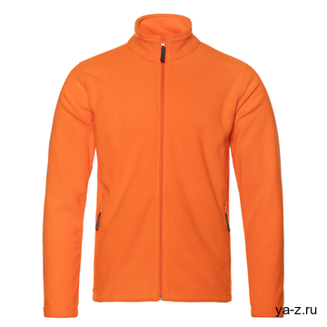 Толстовка унисекс STAN на молнии микрофлис 200, 21, Оранжевый, (28/1) (52/XL)
