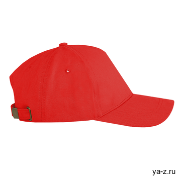 Бейсболка STAN 5 клиньев хлопок 260, 12, Красный,  (14)  (56-58/ONE SIZE)