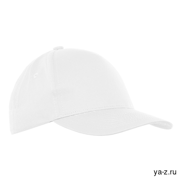Бейсболка детская STAN 5 клиньев хлопок 150, 10J, Белый,  (10/1)  (52-54/ONE SIZE)