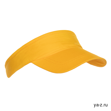 Козырёк STAN хлопок, 220, 25U, Жёлтый,  (12/1)  (56-58/ONE SIZE)
