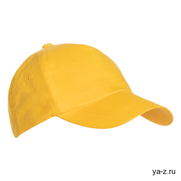 Бейсболка детская STAN 5 клиньев хлопок 150, 10JU, Жёлтый, (12/1) (52-54/ONE SIZE)
