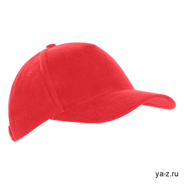 Бейсболка STAN 5 клиньев хлопок 280, 03, Красный, (14) (56-58)
