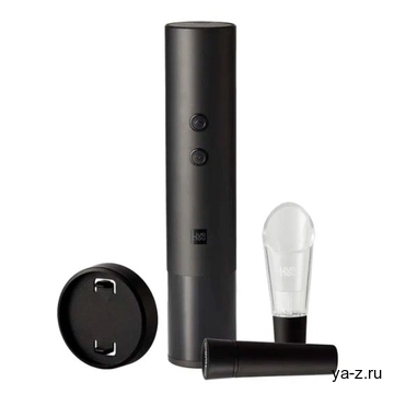 Винный набор HuoHou Electric Wine Bottle Opener 4 in 1, черный