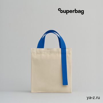 Шоппер Superbag Pack (S) (неокрашенный с синим)